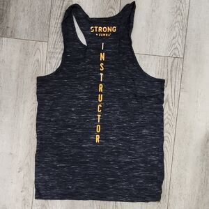 STRONG BY ZUMBA Fitness Strong Instructor Crop Top - Black and Yellow